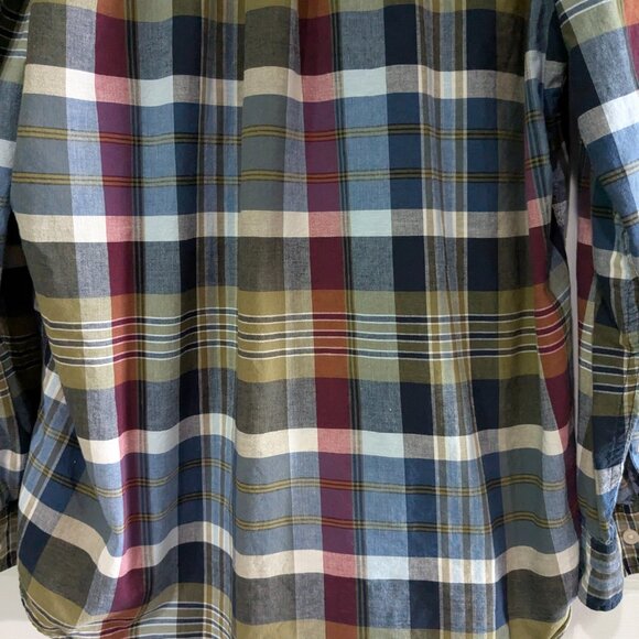 Tommy Hilfiger Men's Button Down Classic Fit Plaid XL Long Sleeve, Project Piece - Picture 11 of 16